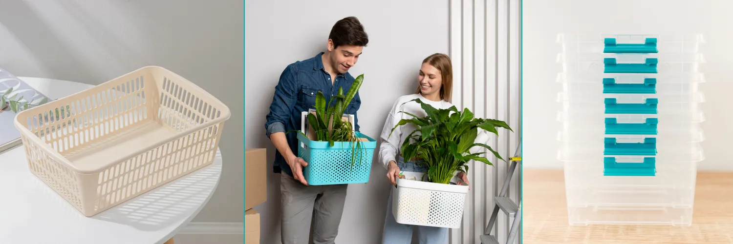 Корзины, ящики для хранения